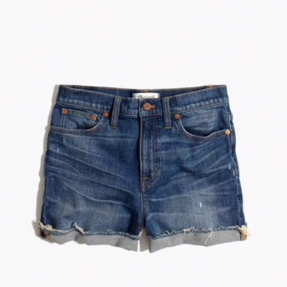 Madewell High Rise Jean Shorts - Picture 1 of 3